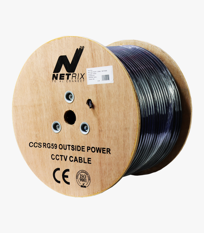 Netrix Cs2 RG59 CCS 250M OUTSIDE POWER - NETRIX
