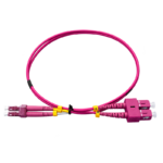 LC-SC MM OM4 DX Fiber Optic Patch Cord (1M~10M) - Image 2