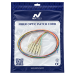 Multimode OM3 SC Fiber Optic Pigtails – 12 Colors