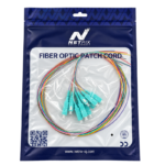 Multimode OM4 SC Fiber Optic Pigtails – 12 Colors
